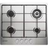 Indesit THP 642 W/IX/I 1 Piano Cottura da Incasso a Gas 60 cm 4 Fuochi Acciaio Inox Griglie Smaltate Linea in acciaio inossidabile - THP642W/IX/I1