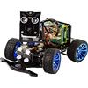 Adeept kit per auto intelligente senza fili Mars Rover PiCar-B WiFi per Raspberry Pi 4/3 modello B+/B/2B riconoscimento vocale tracciamento target OpenCV robot educativo Raspberry Pi STEM con PDF
