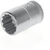 GEDORE Inserto per Chiave a Bussola, Attacco 3/8 pollici 10 mm, Bocca Dodecagonale, Chiave a Bussola 13 mm, Utensile, D 30 13, Acciaio Cromato
