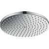 hansgrohe Raindance S - Soffione doccia a risparmio idrico (EcoSmart), Doccia a pioggia con1 getto (PowderRain) per montaggio a parete/soffitto, con funzione anticalcare, cromo, 27624000