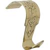 A29 Picture Hook/Holder/Hanger, in ottone massiccio, laccato lucido finitura