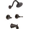 Design House 523472 Oakmont 2-Handle Faucet Tub and Shower, Oil Rubbed Bronze Finish