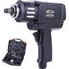 ORAZIO Set di Avvitatore a Impulsi Pneumatico 1/2 1200 NM Twin Hammer con 8 Bussole 12-24mm Professionale Chiave a Percussione ad Aria Svita e Avvita per Ruote Auto Furgoni Moto