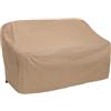 Protective Covers Copertura protettiva 1122-TN resistente alle intemperie per divano a 2 posti in vimini/rattan, oversize, marrone chiaro