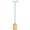 V-TAC -, serie Portalampada legno vt-7778) lampada a sospensione legno + Cavo, Ø73 x 102 x 100 mm blu