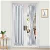DWCN - Tenda per porta, Poliestere e misto poliestere, Greyish White, 25 x 72 | 1P
