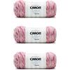 Caron Simply Soft Lipstick Speckle Filati - 3 confezioni da 141 g - Acrilico - 4 Medium (filato pettinato) - 230 Metri - Maglieria, uncinetto e fai da te