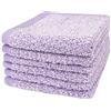 Everplush Diamond Jacquard - Panno da bagno, 6 pezzi, colore: lavanda