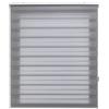 Blindecor Tenda avvolgibile Notte e Giorno su Misura, Doppio Strato, Colore Grigio, 155 x 180 cm (Larghezza per Altezza), Dimensioni del Tessuto, 152 x 175 cm | Tende per finestre