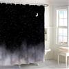 Yanutan Tenda da doccia Midnight in The Mist, set di tende da doccia per il bagno, tenda da bagno in tessuto con ganci, 183 x 183 cm