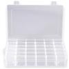 SYMPABASIC SOUFFAHOUSE Grinde NO Contenitore organizer in plastica con 36 scomparti per gioielli, con divisori regolabili