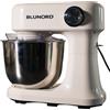 BLUNORD - BLUP4967 CREAM impastatrice 1500 Watt, 5 litri, 3 ganci, 12 velocita - Bianco