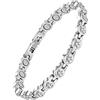 JEROOT Bracciale Magnetico Terapeutico ad Alta Potenza, Braccialetto Magnetico da Donna in Acciaio Inossidabile, Regolabile con strumento di rimozione