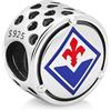 LES FOLIES DI PAOLA GRIECO Charm Fiorentina Stemma Giglio Squadra di Calcio Serie A Scudetto in argento 925 - Les Folies per Pandora