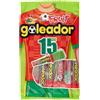 Goleador Fruit Doppia Caramella Gommosa Gusto Frutta, Confezione da 15