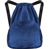 IHLOOTD Zaino con Coulisse Sacca Sportiva Impermeabile Sacchetta Palestra Unisex 49 x 37 x 18 cm Sacche Sportive per Viaggio, Sport, Fitness, Yoga (Blu Navy)
