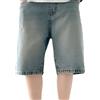 amropi Pantaloncini Jeans da Bambini e Ragazzi Corti Pantaloni in Denim Vita Elastica Larghi Bermuda Shorts Blu,11-12 Anni
