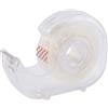 D.RECT Nastro adesivo trasparente con dispenser - Nastro per ufficio 19 mm x 33 m