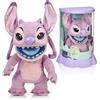 WOW! STUFF: RealFX Disney - Pupazzo a forma di angelo di Lilo e Stitch, 45,7 cm, 100+ combinazioni di azione e suono, sembra realistico, dai 6 anni in su