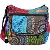 Macha Borsa Indiana Bohemian Hippie Patchwork Crossbody Borsa a tracolla Cotone etnico con stampe colorate, Multicolore, Width: 34 cm Height: 32 cm Gusset: 15 cm