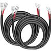 Gebildet 2pezzi 16AWG da 3 metri Kit di Cavi di Prolunga per Cablaggio Elettrico da,12-24V/15A,per Barra Luminosa a LED,Luci da Lavoro,Fari a LED,Luci Fuoristrada,Fendinebbia,Illuminazione per Barche