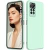 ISOI - Cover per Xiaomi Redmi Note 12 Pro 4G/Redmi Note 11 Pro 4G/5G/Redmi Note 11E Pro, Custodia Morbida in Silicone Liquido, Protezione Completa Antiurto Ultra Sottile per il Corpo - Menta Verde