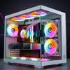 GameMachines Cube Snow Edition - Gaming PC - Intel Core i7 12700KF - RTX 4060 - raffreddamento ad acqua - 1000 GB M.2 SSD - 32 GB RGB DDR4 - WLAN - Windows 11 Pro