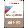 Toshiba N300 NAS HDWG62CUZSVA - disco rigido - 22 TB - interno - 3,5 (8,9 cm)