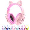 Dr.meter Cuffie Auricolari Bambini, Cuffie Antirumore Bambini 32dB SNR con Adesivi, Cuffie Protettive per Autismo e Sensibilità Sensoriale, Protezione Udito per Concerti e Fuochi d'Artificio Rosa