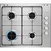 Electrolux EGS6404SX - Piano Cottura N° 4 Fuochi, Tipologia a Gas, da 60 cm