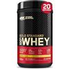 Optimum Nutrition Gold Standard 100% Whey Proteine in polvere per lo Sviluppo e il Recupero Muscolare con Glutammina e Aminoacidi BCAA Naturali, Gusto Crema di Banana, 20 Dosi, 600g