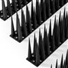 OFFO Dissuasori per Piccioni, Spuntoni per Piccioni 1,2 m, Anti Dissuasori Balcone per Le Recinzioni dei Tetti,Nero