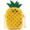 QiMing Borsa a tracolla fragola, portafoglio a tracolla in PU per donna ragazza, Bol, Medium