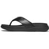 Fitflop F-Mode Go Mens Adjustable Two-Bar Slides, Sandali a Ciabatta Uomo, Tutto Nero, 46 EU