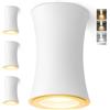 YindaLux Faretto da soffitto LED Dimmerabile Bianco, 5W 550LM Faretti LED Soffitto Con Modulo LED 230V Incluso, 3000K/4000K/6500K Faretto LED Interno, Ø64×100mm Alluminio Faretti Soffitto 4 Pezzi
