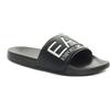 Emporio Armani 7 Ciabatta Emporio Armani 7 Maxi Logo Nero
