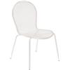 Emu - Sedia impilabile Ronda - Bianco - Acciaio verniciato - Designer Aldo Ciabatti
