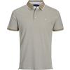 JACK & JONES Jjepaulos Polo Ss Noos Maglietta, Grigio (Dark Grey Melange Detail: Slim Fit - Melange), XXL Uomo