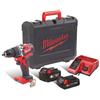 Milwaukee TRAPANO AVVITATORE COMPACT BRUSHLESS CON PERCUSSIONE M18™ CBLPD-422C
