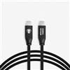 CobraTether Cavo USB-C a USB-C 5m - Nero - Dritto