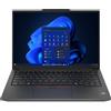 Lenovo Notebook Lenovo ThinkPad E14 Gen 6 (Intel) Intel Core Ultra 7 155H Computer portatile 35,6 cm (14") WUXGA 16 GB DDR5-SDRAM 512 SSD Wi-Fi 6E (802.11ax) Windows 11 Pro Italiano Nero [21M7002XIX]