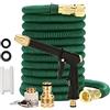 RoseFlower Tubo Acqua Giardino Estensibile 15M, RoseFlower Tubi per Irrigazione con Connettore, Raccordi in Ottone Massiccio, 5 Funzioni Spruzzo - Attrezzature l'irrigazione per Giardino, Pulizia auto, Prato
