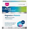 Naturwaren Italia Active Nutrient Integratore Magnesio e Potassio 20 Bustine - Bio Active Complex con Vitamina B6 e Vitamina E - Integratori Sali Minerali Senza Glutine e Lattosio per Sport - Gusto Limone