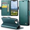 Rerzoiro Cover per Apple iPhone 16e Custodia Portafoglio [Blocco RFID] Premium Pelle PU Wallet Case Flip Libro con Porta Carte Slot Supporto Flip Case per iPhone 16e, Blu-verde