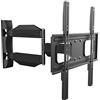 RICOO Supporto TV parete S2644 Girevole Inclinabile Televisore 30-55 (76-140 cm) Staffa universale Televisione LED/Curvo VESA 200 x 200-400 x 400