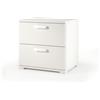 Leroy Merlin Comodino con 2 cassetti in truciolare bianco L 50 x H 49 x P 39 cm