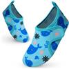 Vorvowry Scarpe Mare Bambino Bambina Antiscivolo Scarpette da Scoglio Ragazza Ragazzo Asciugatura Rapida Acqua da Surf Piscina Spiaggia Balena Azzurra 30-31