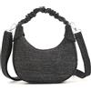 Ynport Crefreak Borsa a Mano in Denim da Donna Borsa di Jeans Vintage Satchel Tote Hobo Knot Borse con Manico Superiore Borse a Tracolla Firmate Leggere, Nero