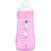 MAM Istruzioni in Lingua Straniera - Mam Baby Bottle a132 - Biberon Easy Active con Tettarella in Silicone Skinsofttm Ultra Morbido, per Bambini a Partire da 2 Mesi, Rosa, Sterilizzabile, 270 Ml