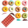 FantasyDay Stampo in Silicone per Dolci a forma di Ciambella, 1 pezzi Silicone Muffin Sapone Handmade Stampi per Cubetti di Ghiaccio, Biscotti, Tortini, Cioccolato, Dolci - Silicone Antiaderente